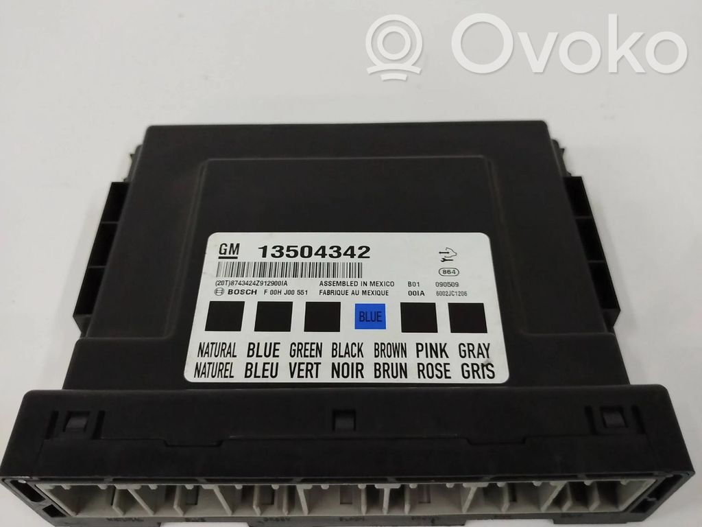 Mukavuusmoduuli   13504342,6002JC1206,F00HJ00551