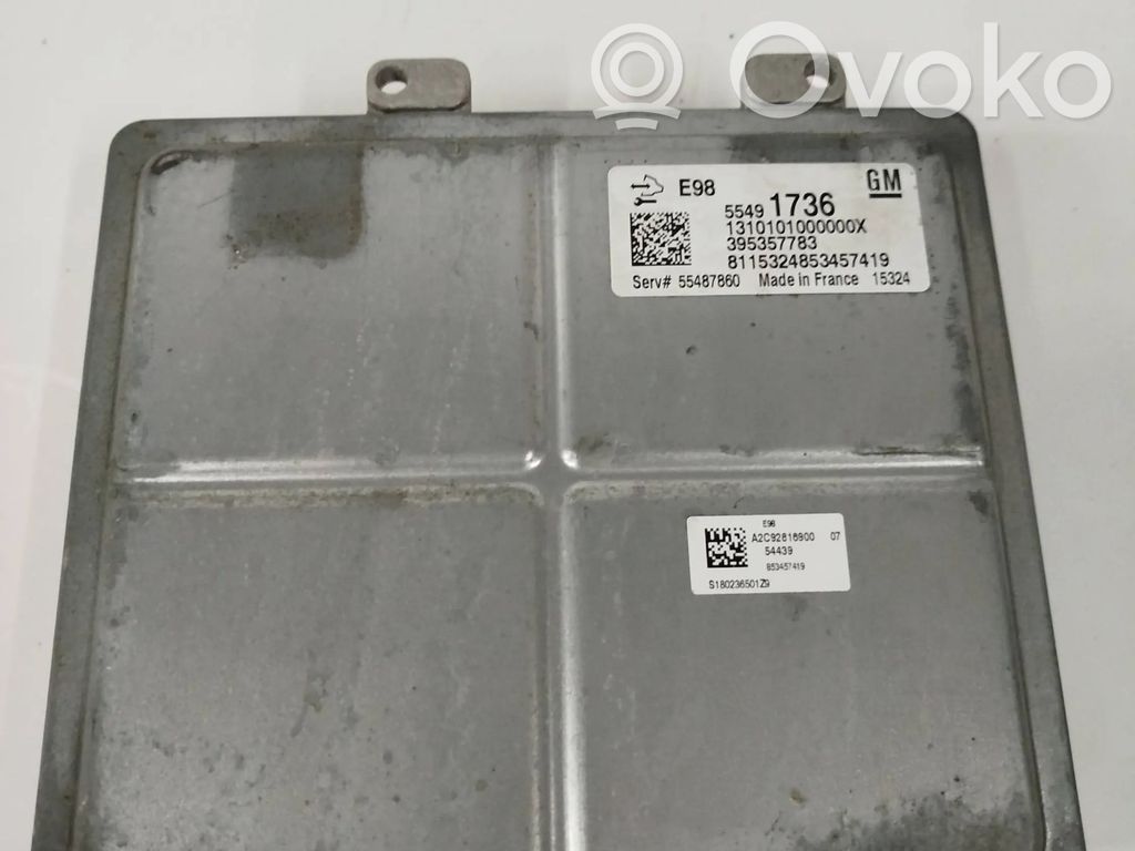Opel Insignia A Engine control unit/module 