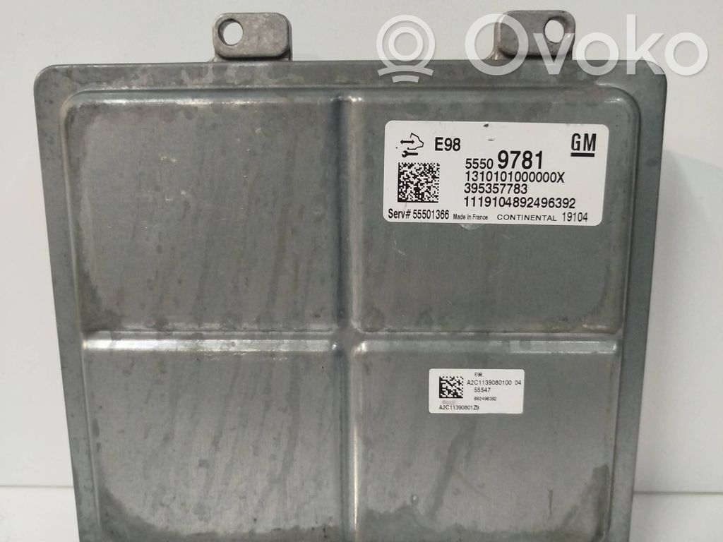 Opel Mokka X Engine control unit/module 