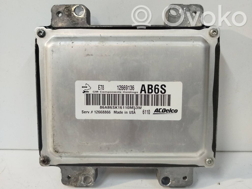 Opel Astra K Engine control unit/module 
