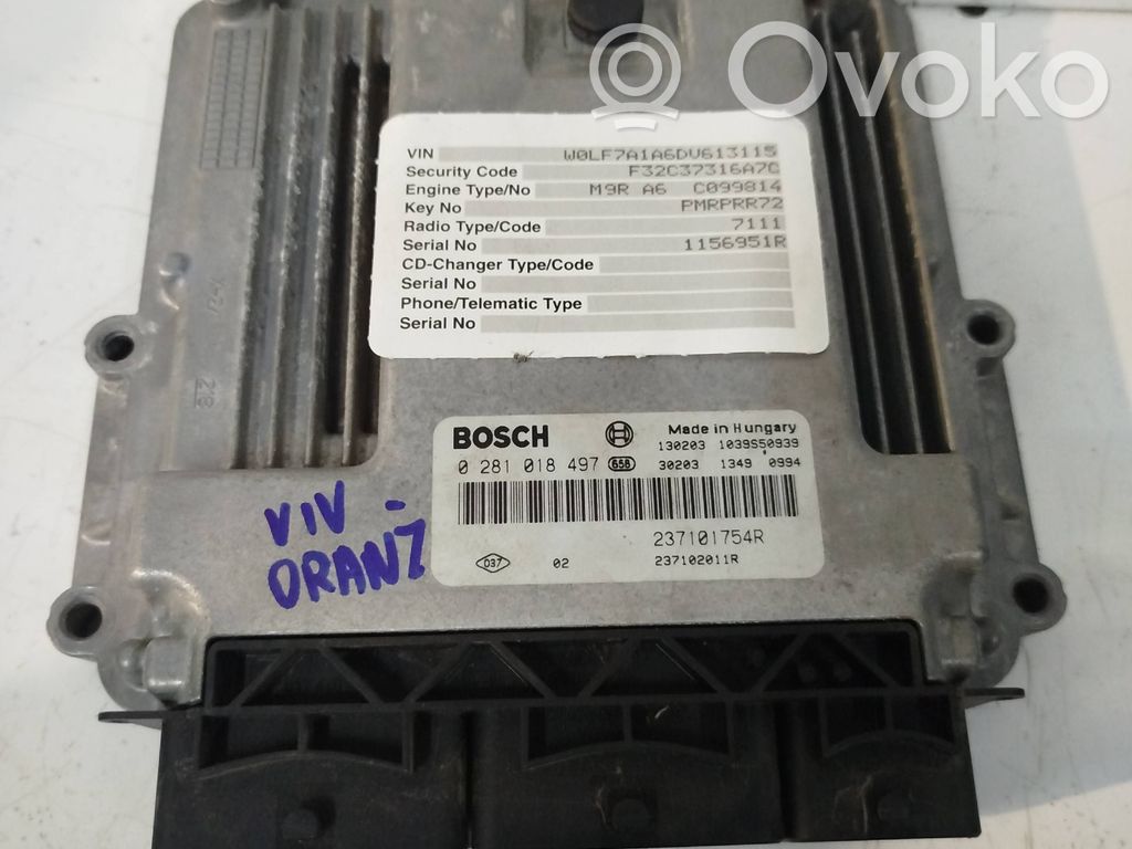 Engine control unit/module   237101754R,1039S50939,237102011R
