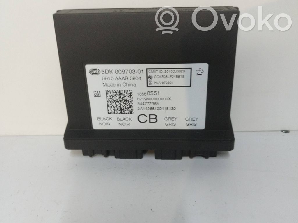 Opel Insignia A Module de contrôle sans clé Go 