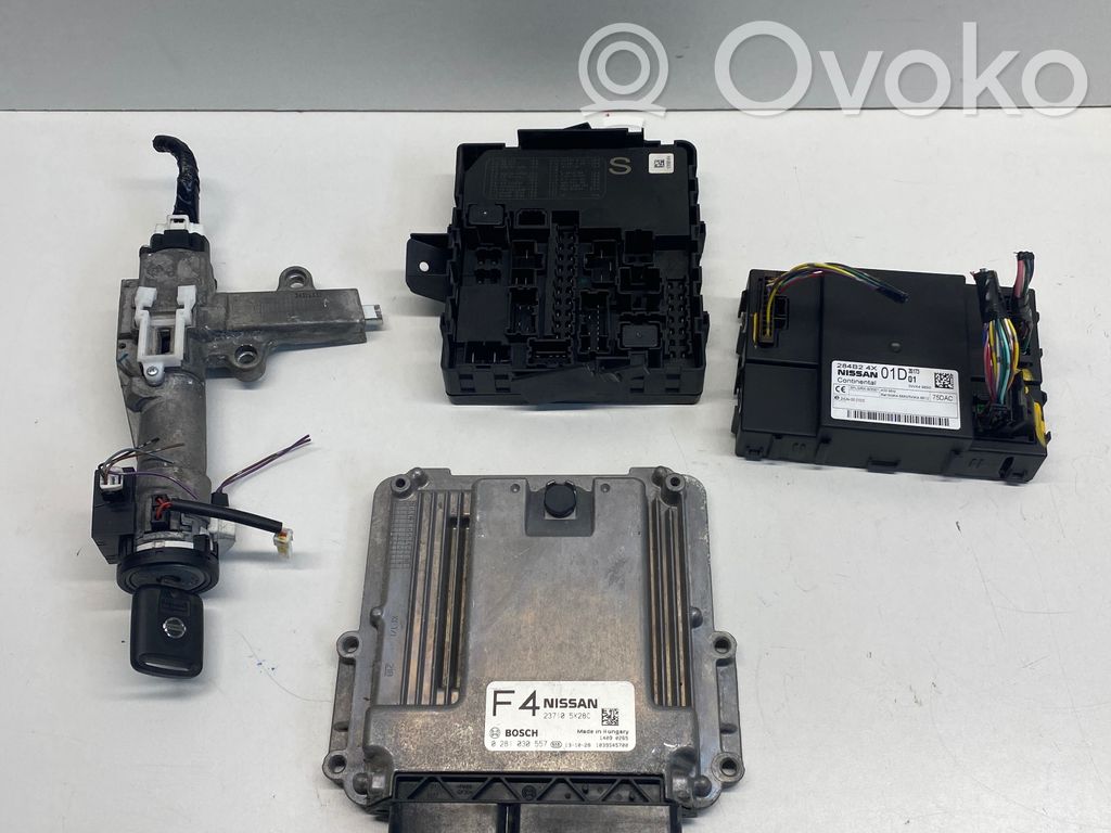 Nissan Navara D40 Engine ECU kit and lock set 