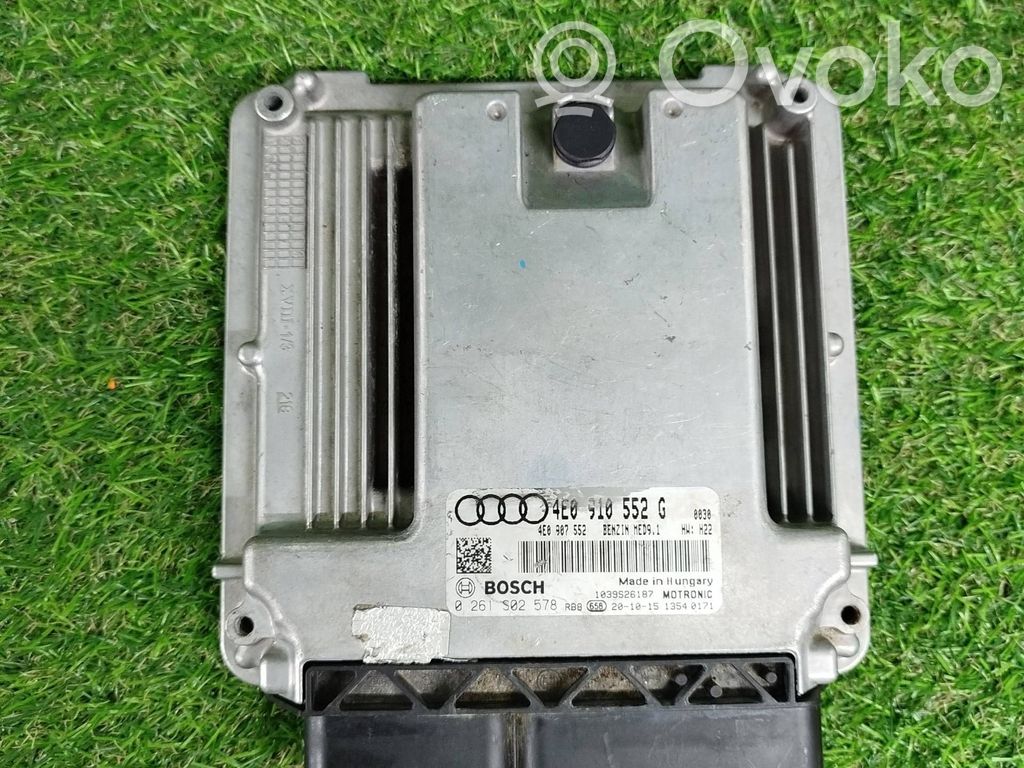 Engine control unit/module   4E0910552,4E0910552G,0261S02578
