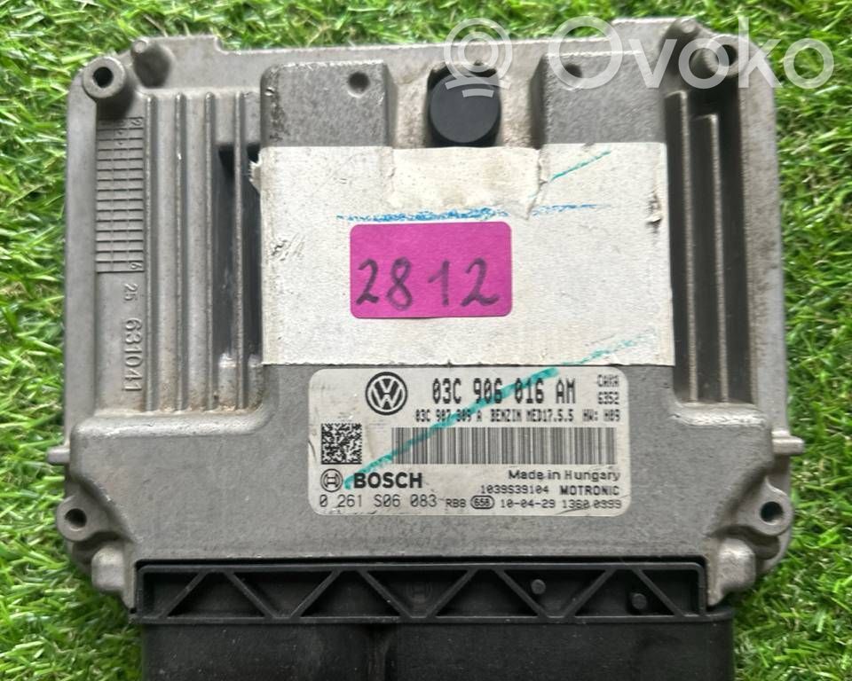 Engine control unit/module   03C906016AM,0261S06083