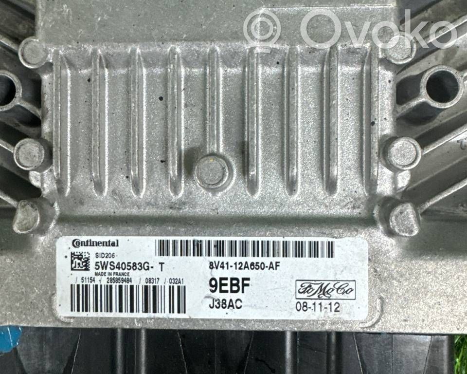 Engine control unit/module ECU   5WS40583G,8V4112A650AF