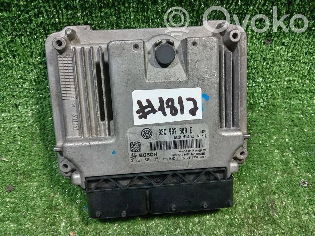 Engine control unit/module   03C907309E,0261S06351
