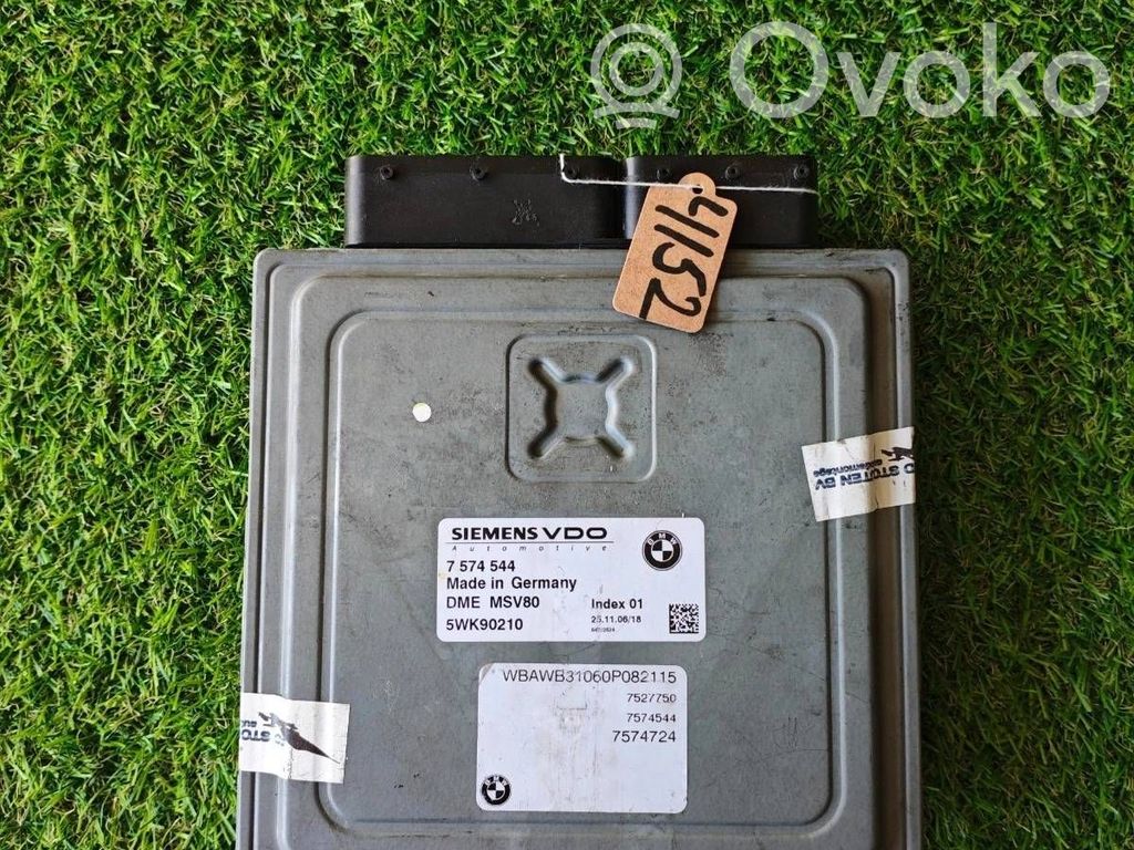 BMW 3 E90 E91 Variklio valdymo blokas 