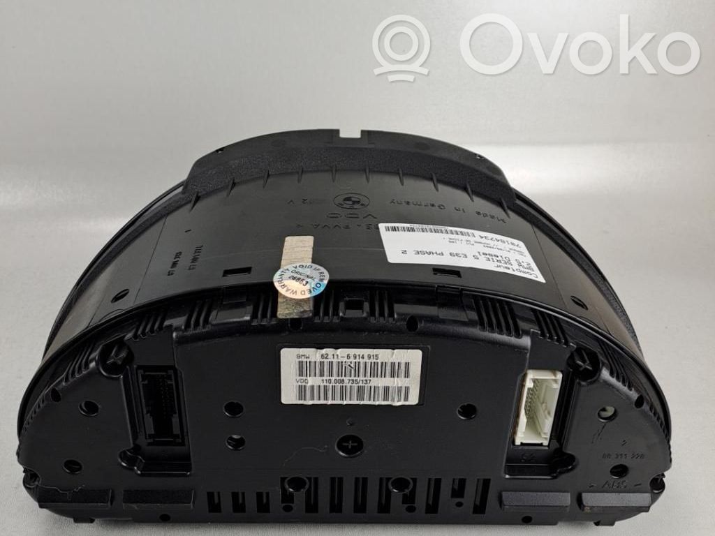BMW 5 E39 Speedometer (instrument cluster) 