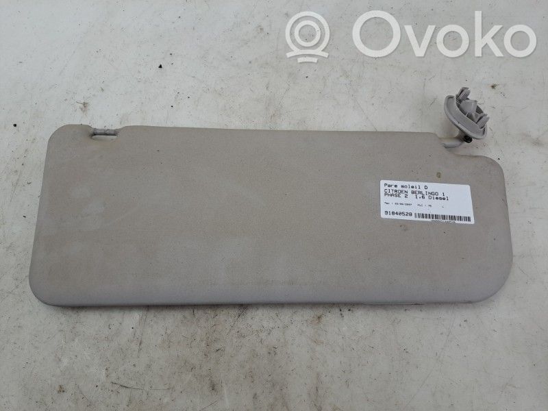 Citroen Berlingo Sun visor 
