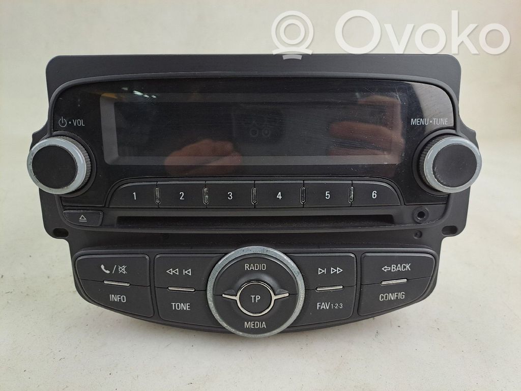 Opel Corsa E Unidad delantera de radio/CD/DVD/GPS 