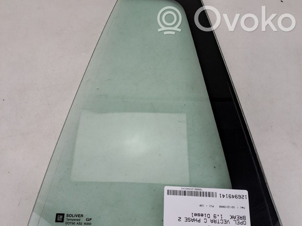 Opel Vectra C Szyba karoseryjna drzwi tylnych 