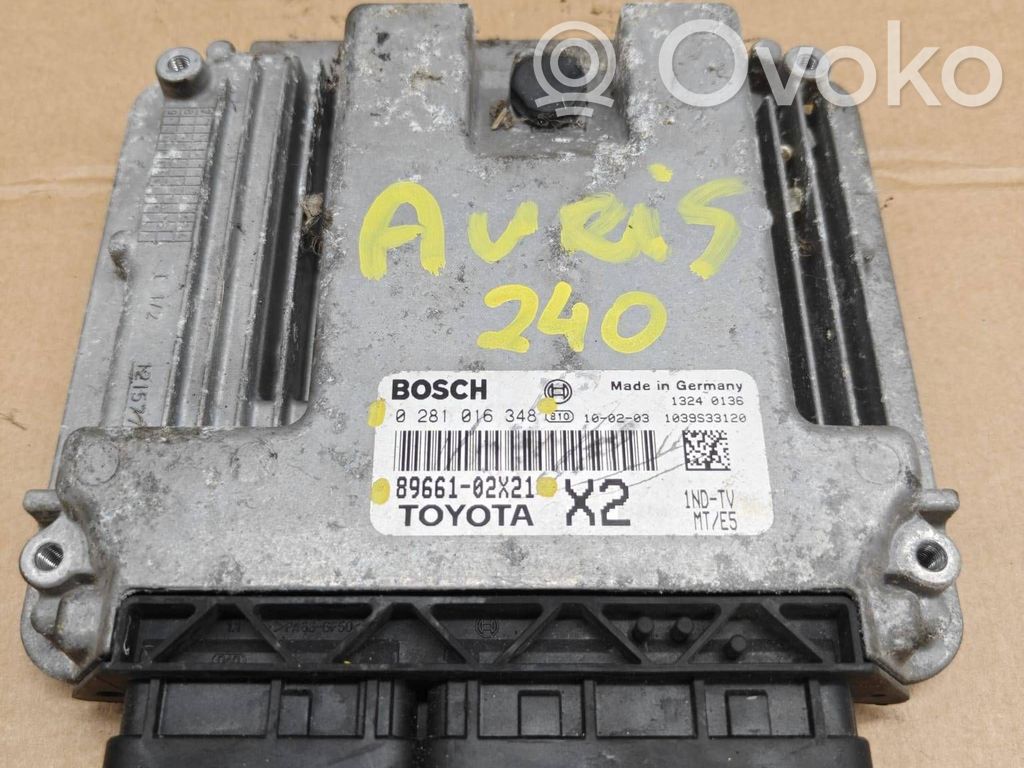 Toyota Auris 150 Engine control unit/module 