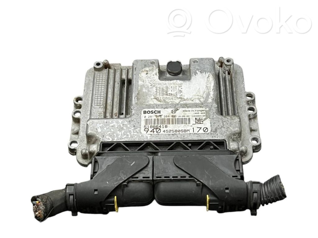 Alfa Romeo Giulietta Engine control unit/module 