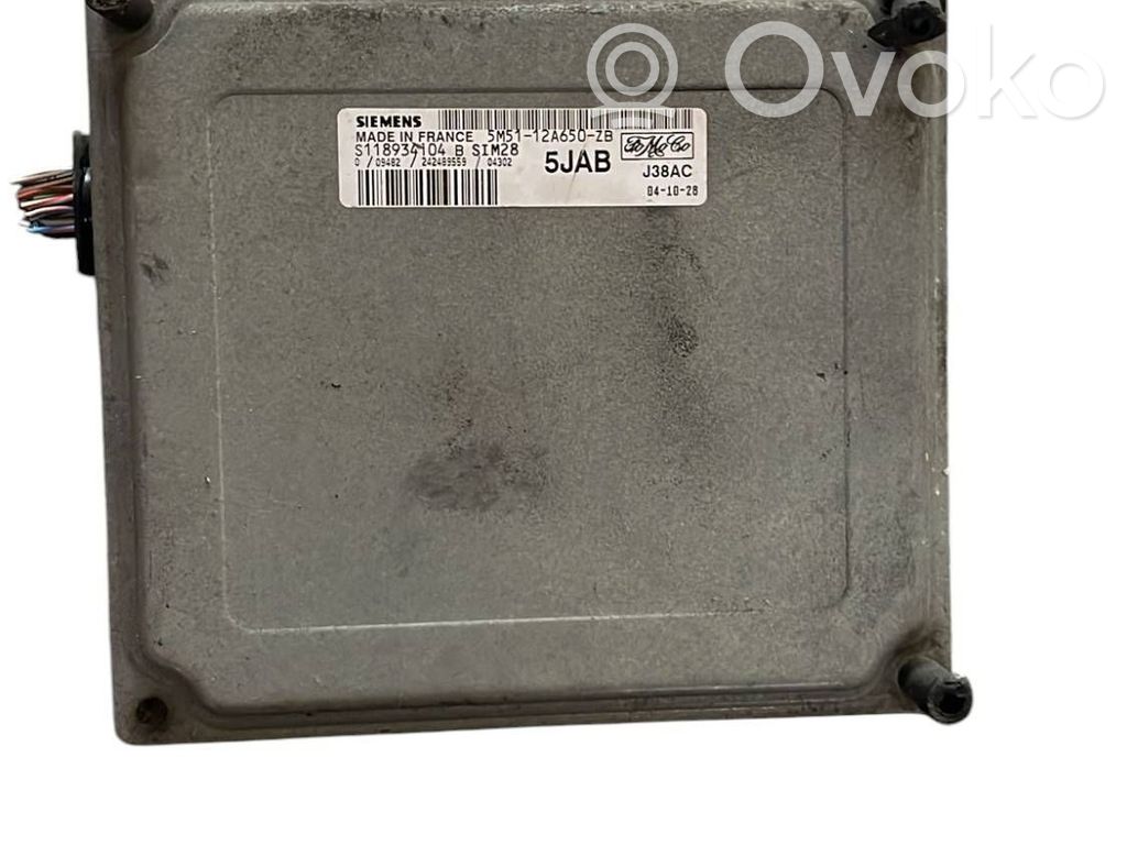 Engine control unit/module   5M5112A650ZB,S118934104B