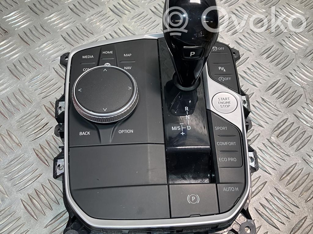 BMW 1 F40 Perilla/embellecedor de cuero de la palanca de cambios 