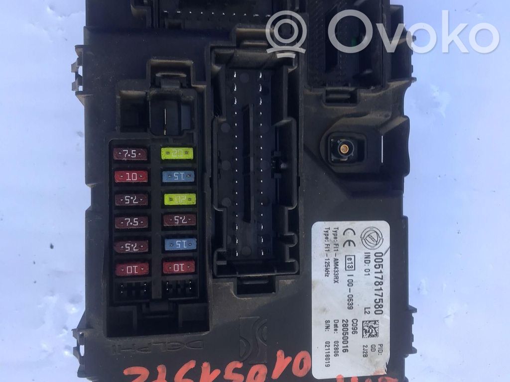 Fiat Grande Punto Fuse module 