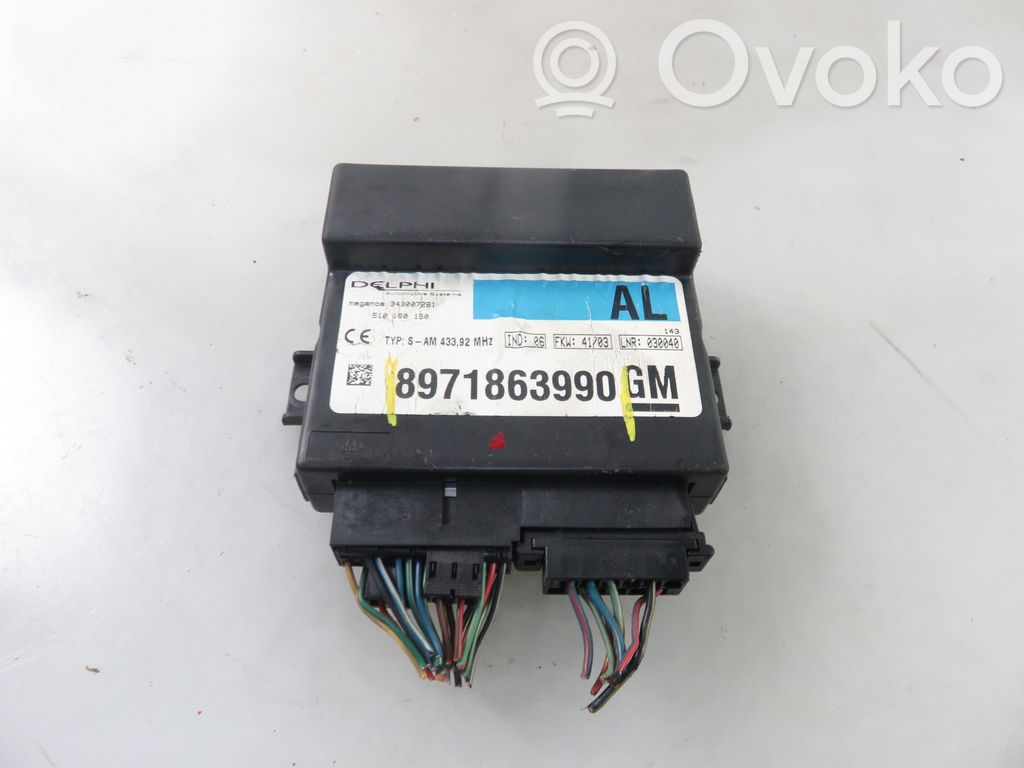 Central body control module   8971863990,8971863990