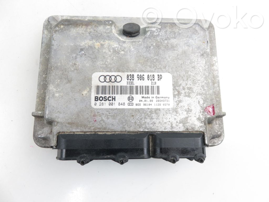 Audi A3 S3 8L Unidad de control/módulo del motor 
