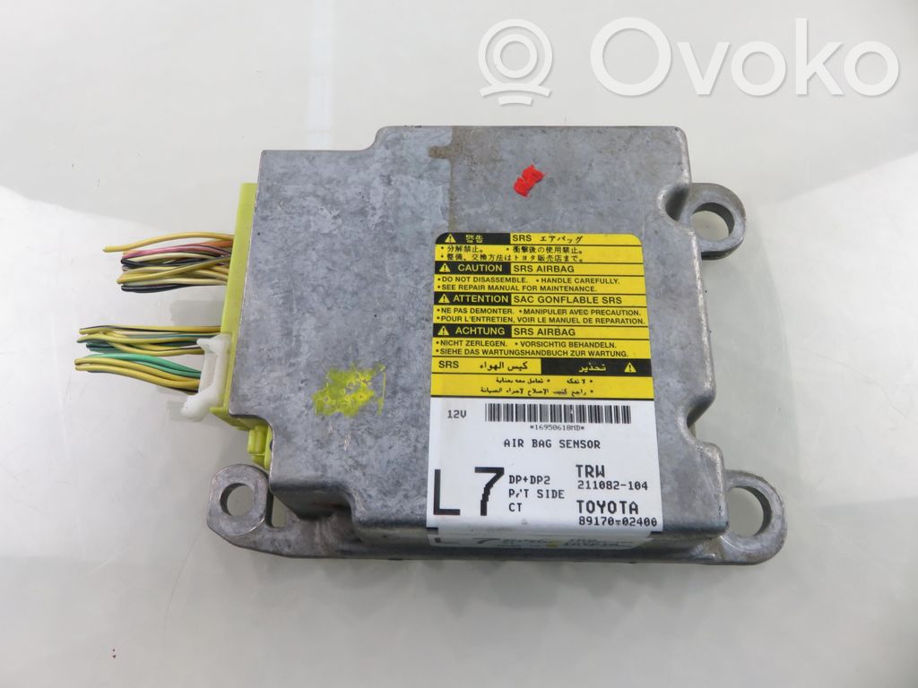 Toyota Corolla E120 E130 Centralina/modulo airbag 