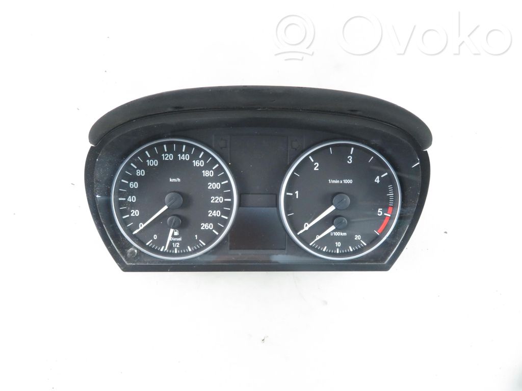 BMW 3 E90 E91 Speedometer (instrument cluster) 