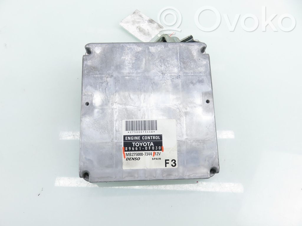 Toyota Corolla Verso E121 Engine control unit/module 