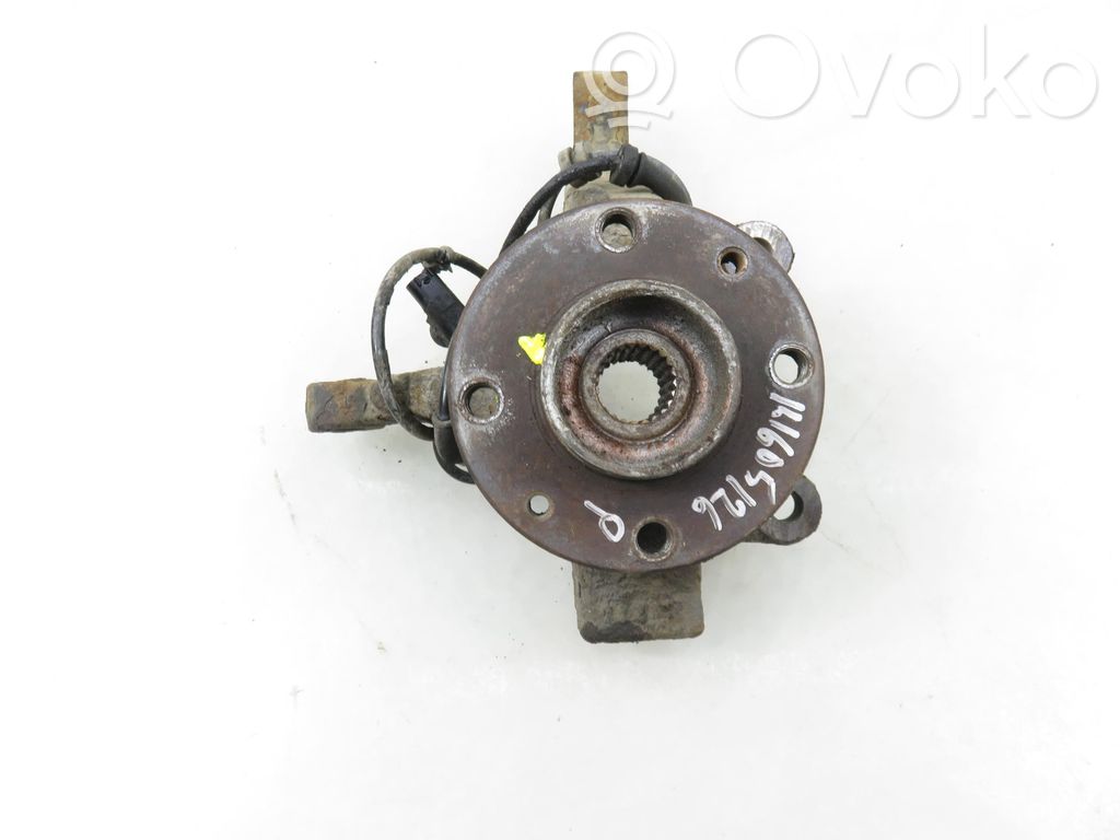 Front wheel hub spindle knuckle