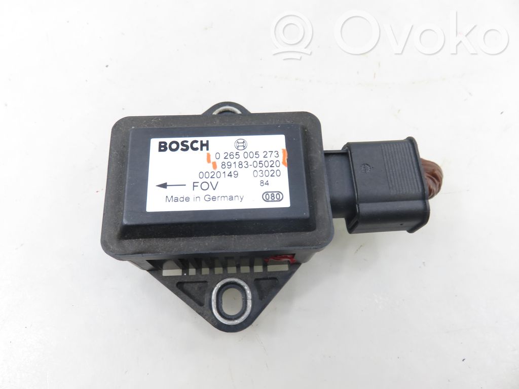 Toyota Avensis T250 ESP acceleration yaw rate sensor 