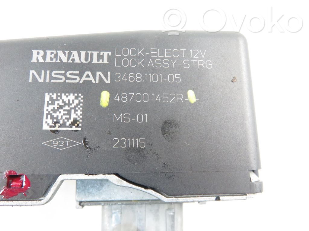 Renault Espace V (RFC) Ohjauspyörän lukitus 