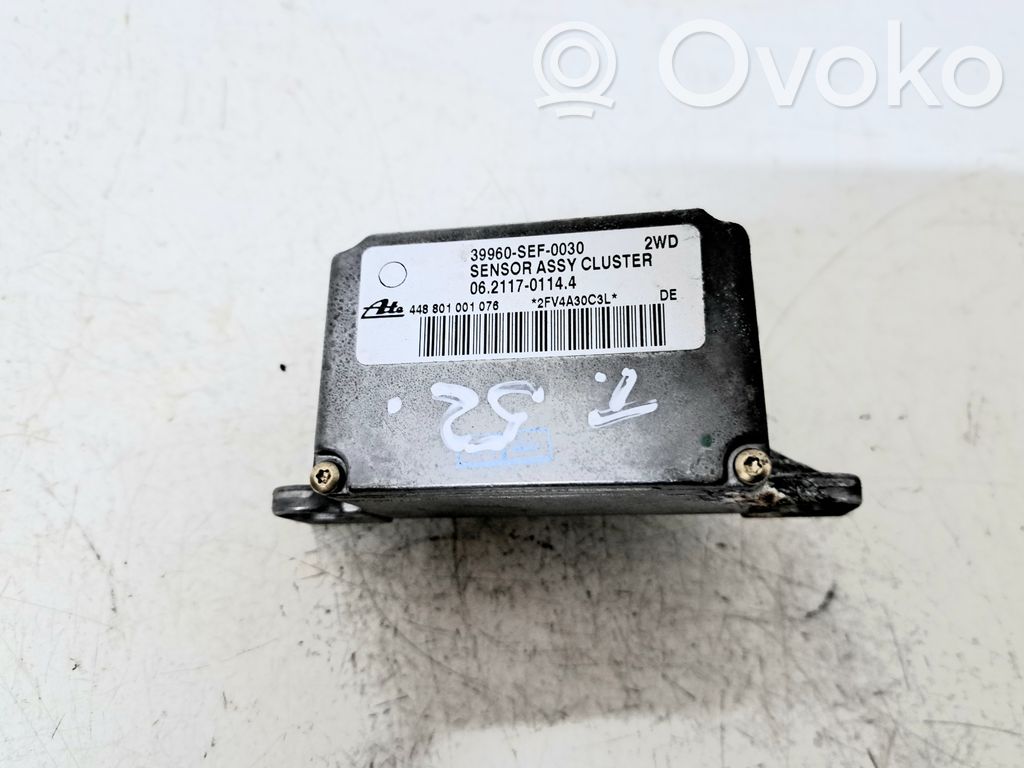 Honda Accord ESP acceleration yaw rate sensor 