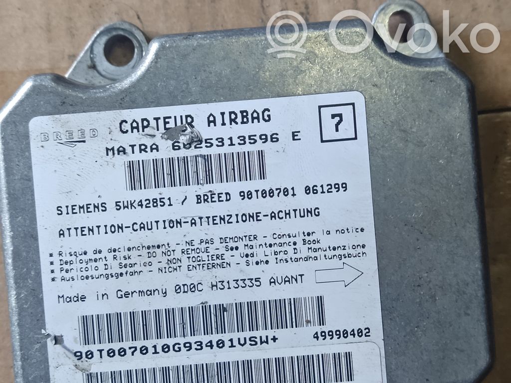Renault Espace III Airbagsteuergerät 