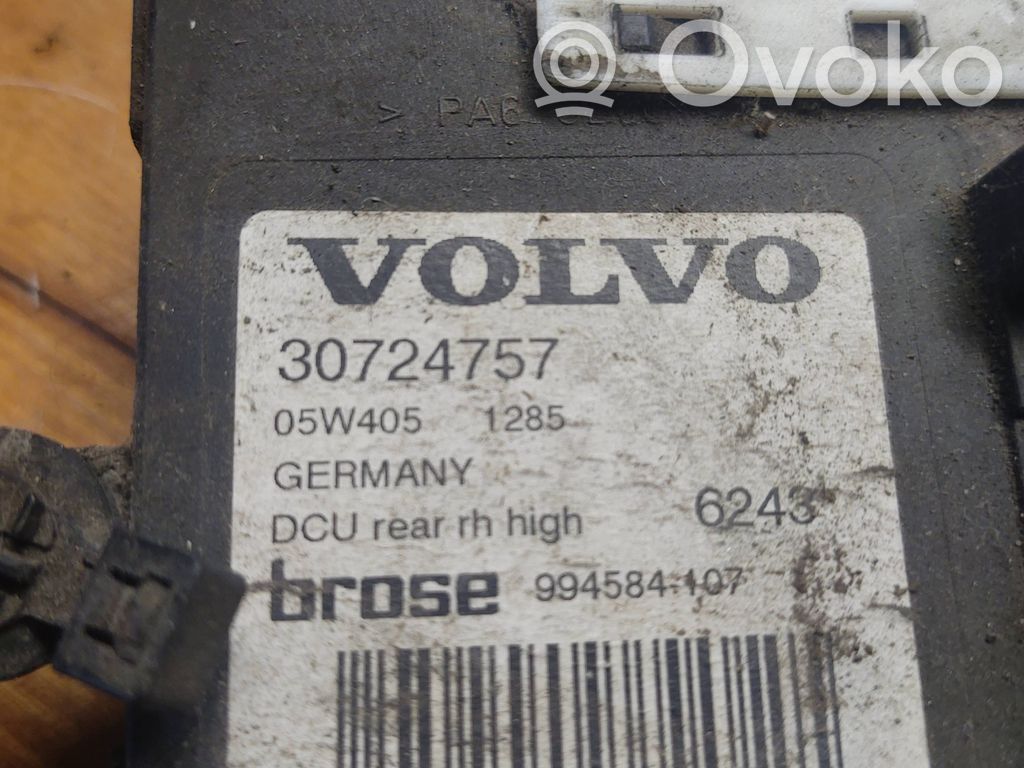 Volvo S40 Silniczek podnoszenia szyby drzwi tylnych 