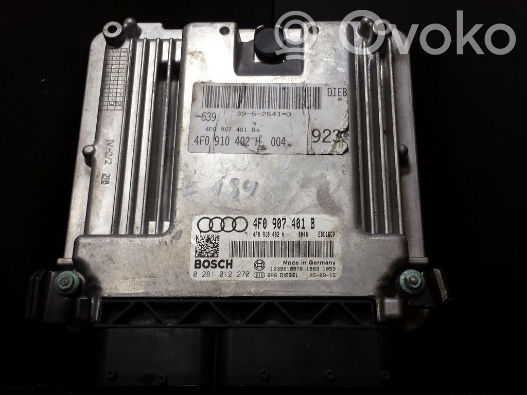 Unidad de control/módulo del motor   4F0907401B