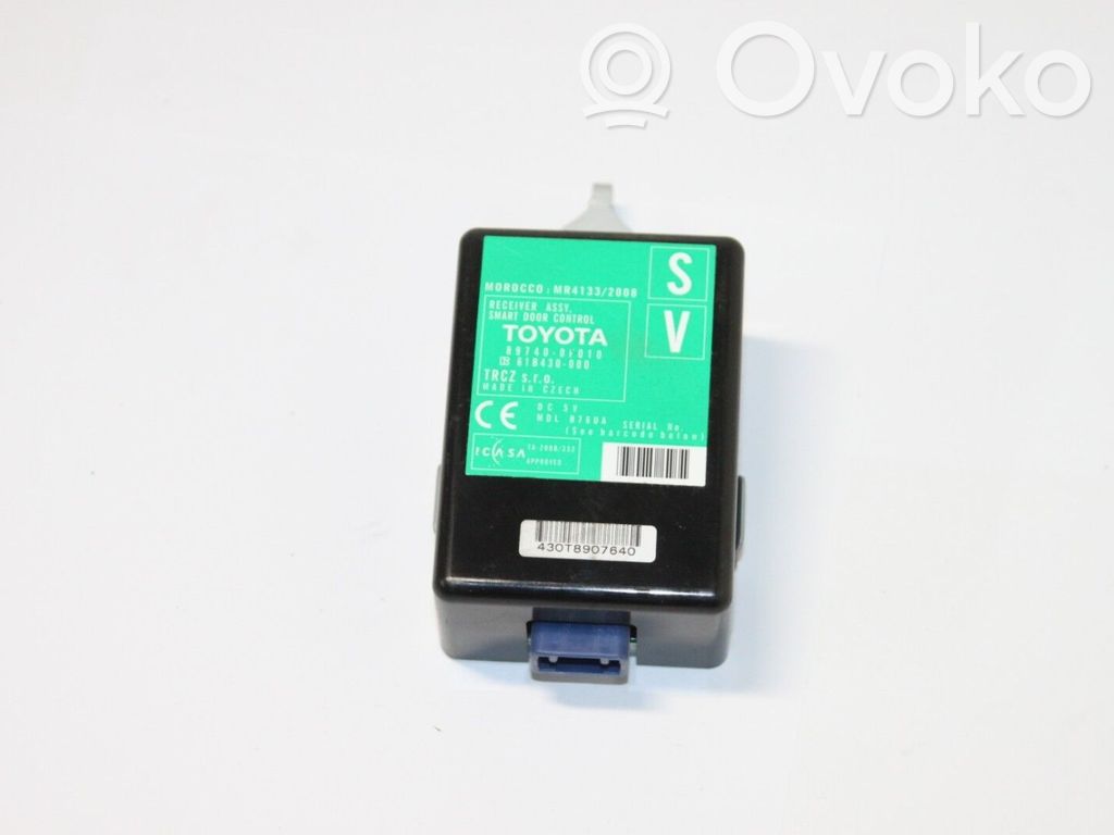 Toyota Verso Other control units/modules 
