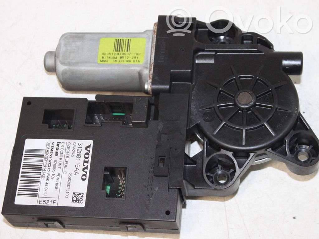 Volvo V60 Silnik regulatora szyby drzwi przednich 