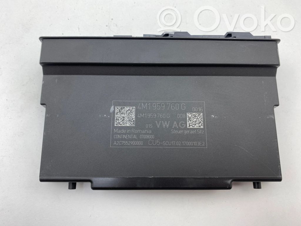 Audi Q7 4M Module de commande de siège 