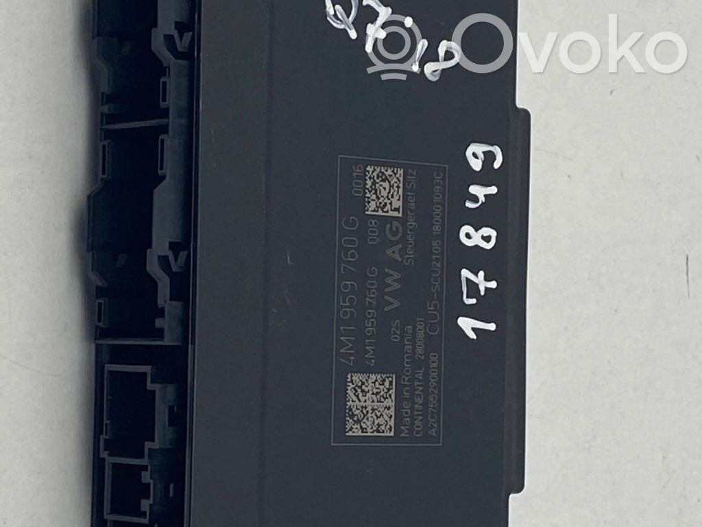 Audi Q7 4M Module de commande de siège 