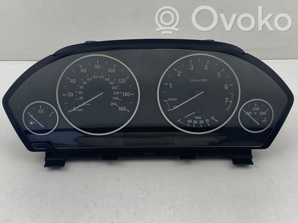 BMW 3 F30 F35 F31 Speedometer (instrument cluster) 