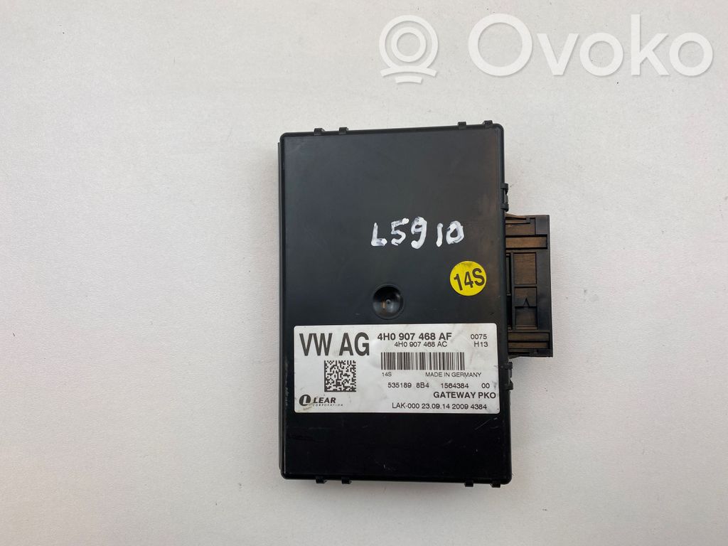 Audi A8 S8 D4 4H Gateway control module 