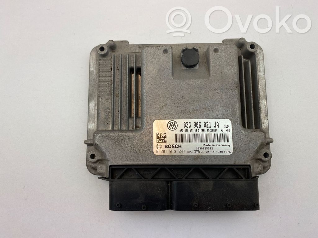 Engine control unit/module   03G906021JA,1039S25532,013247
