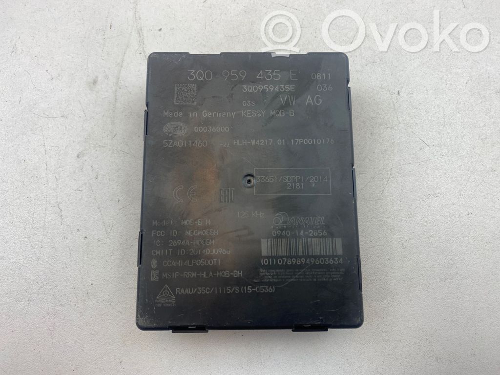 Module de contrôle sans clé Go   3Q0959435E,00036000