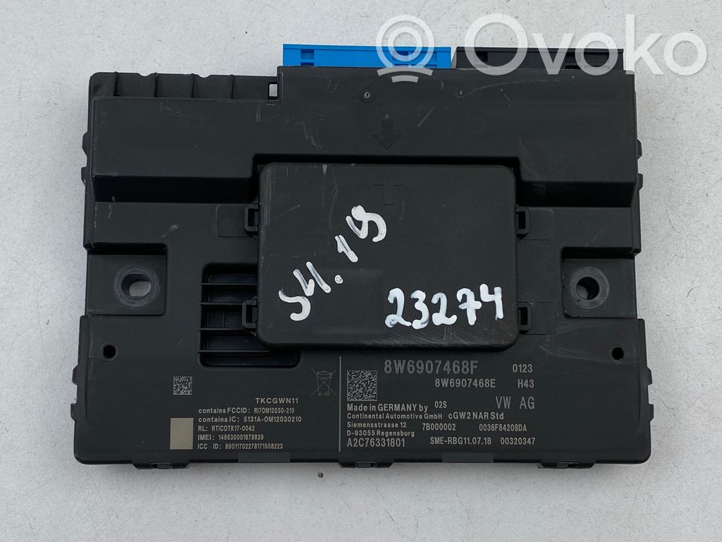 Audi A4 S4 B9 8W Gateway control module 