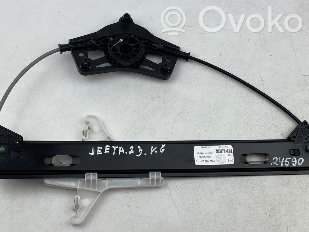Mechanizm podnoszenia szyby tylnej bez silnika   17A839461D