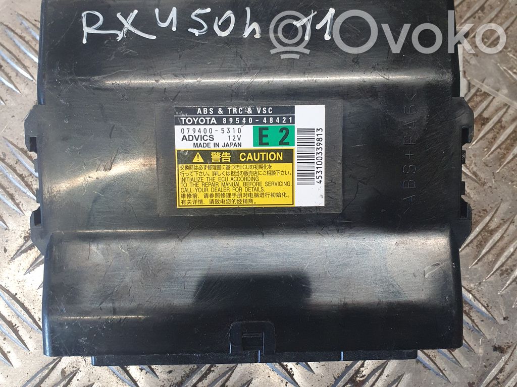ABS control unit/module   0794005310,8954048421