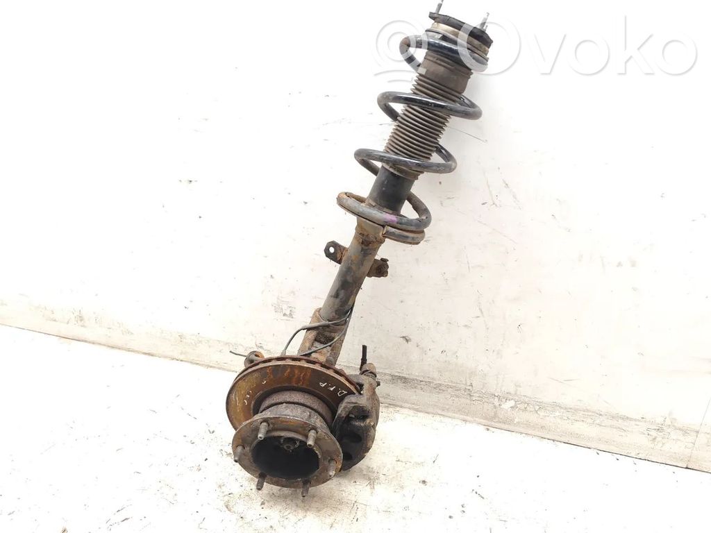 Front wheel hub spindle knuckle