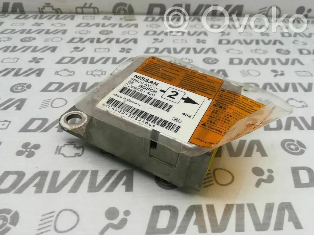 Nissan Primera Gaisa spilvenu vadības bloks 