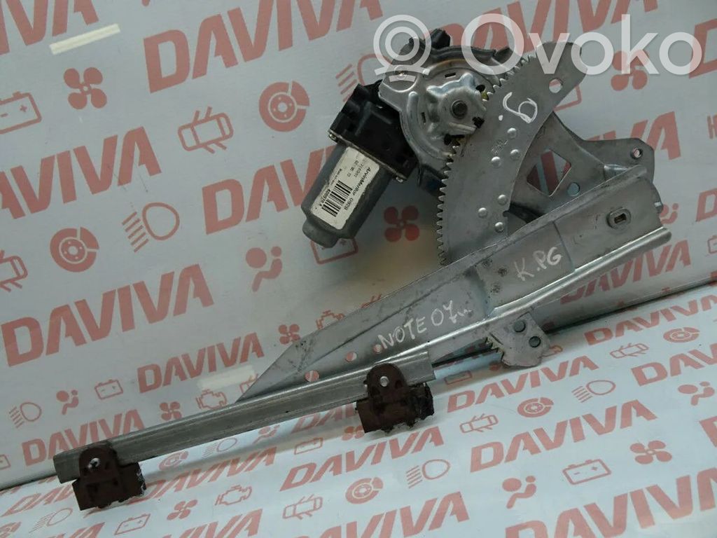 Nissan Note (E11) Regulador de puerta trasera con motor 