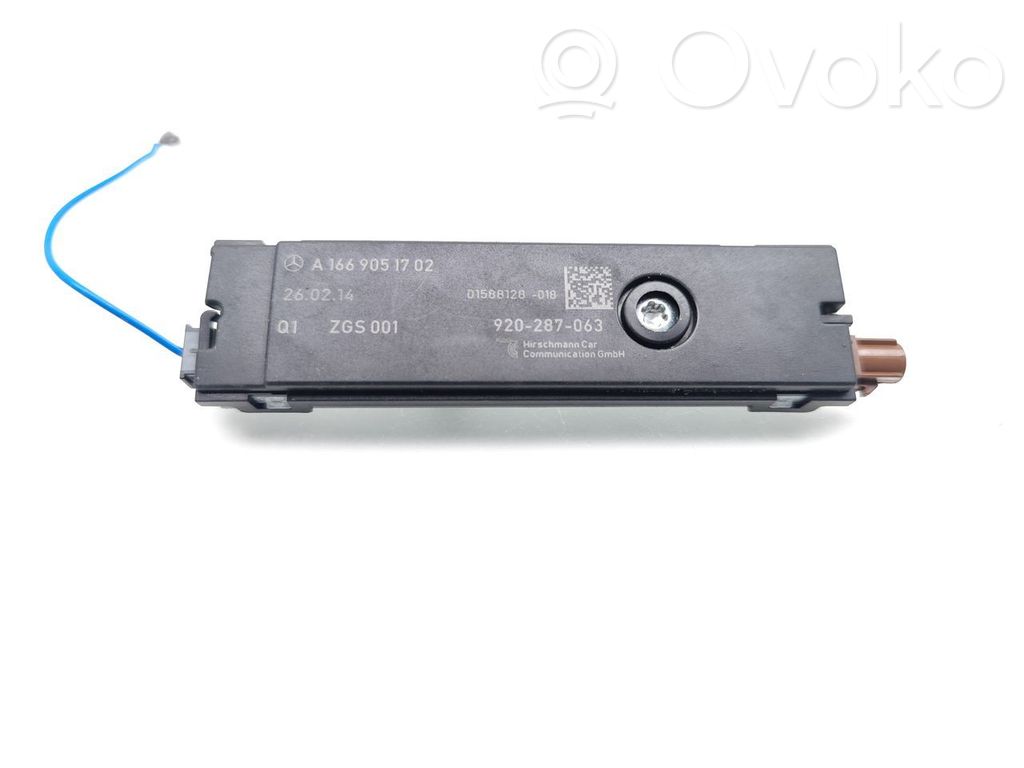 Mercedes-Benz A W176 Amplificator antenă aeriană 