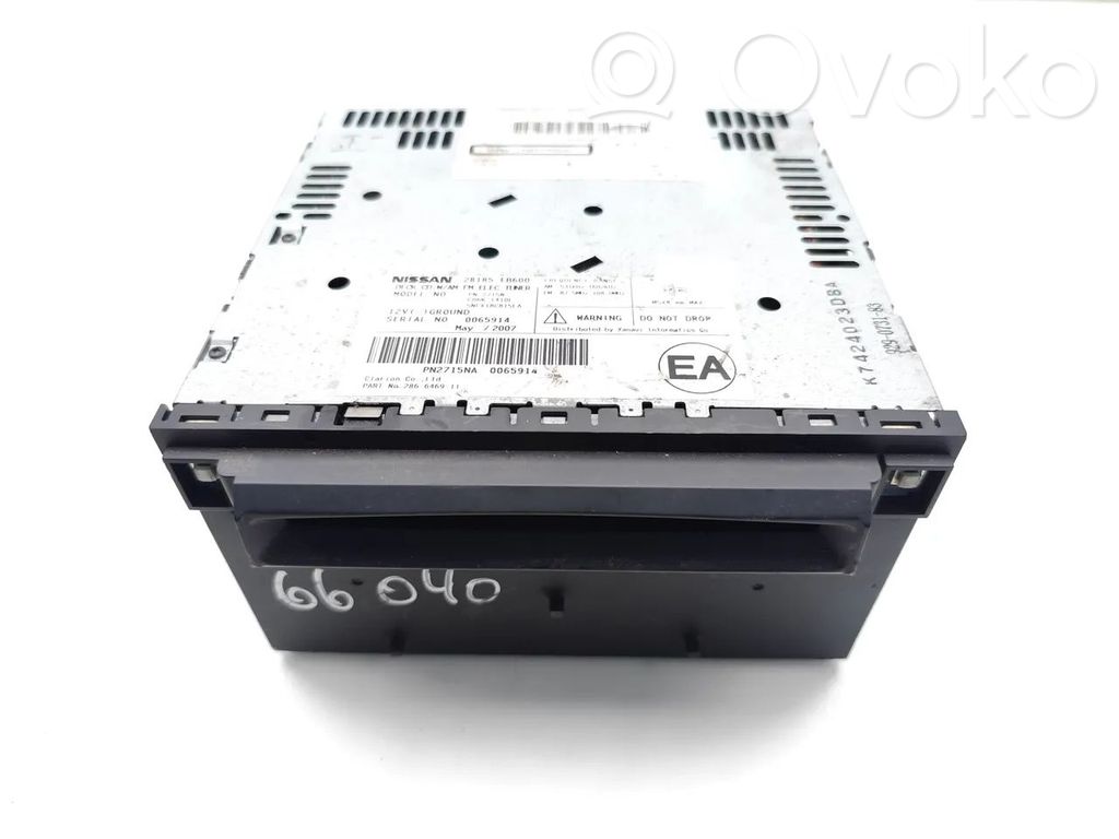 Nissan Pathfinder R51 Unitate principală radio/CD/DVD/GPS 