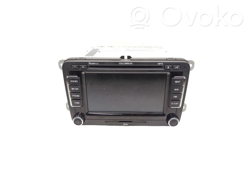 Skoda Superb B6 (3T) Panel / Radioodtwarzacz CD/DVD/GPS 